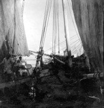Barcos no porto do Ver - o - Peso em Belém (PA) - 1953 @IBGEcidades